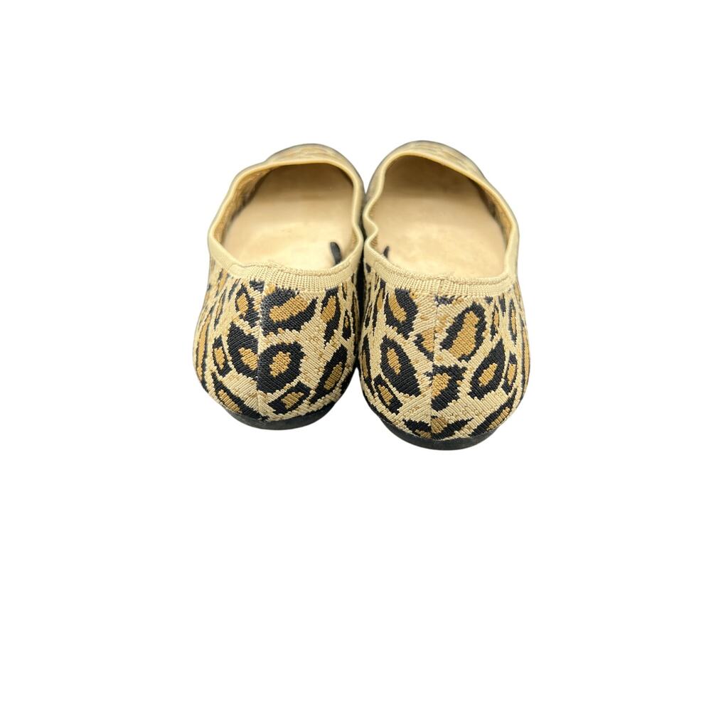 🐆 Animal Print Knit Ballet Flats Women’s 8.5W – Chic Neutral Leopard Style - Picture 5 of 7